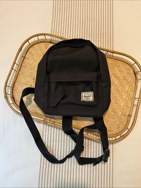 Herschel Supply Company Black Mini Backpack with Front Pocket
